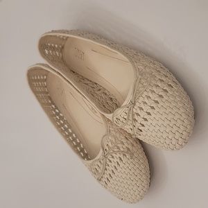 Zara white shoes size 36
